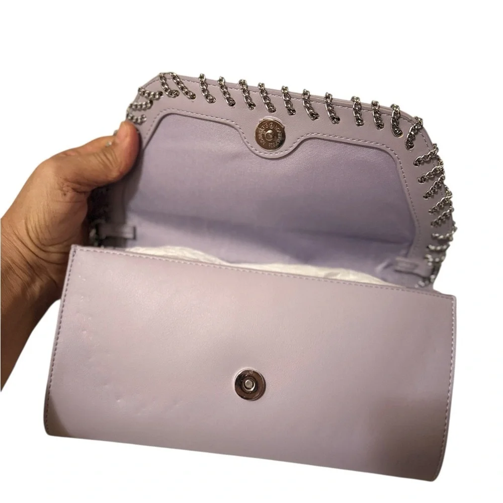 White House Black Market Purple Clutch. new - Picture 4 of 13